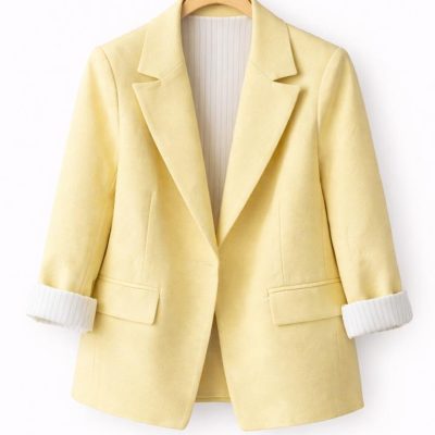 کت زنانه برند Perry رنگ لیمویی