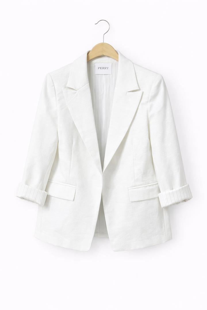 perry white کت زنانه برند Perry رنگ سفید - تصویر 1