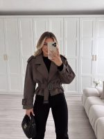 ترنچ کت برند PERRY رنگ قهوه ای