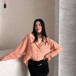 شومیز ktn رنگ هلویی